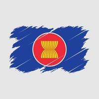 Asean Flag Brush vector