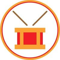 Drum Steelpan Vector Icon Design