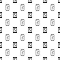 Phone with maps pattern, simple style vector