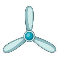 Propeller icon, cartoon style vector