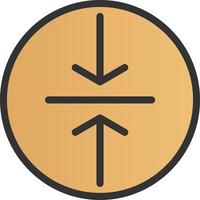 Compress Vector Icon Design