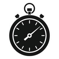 Hand stopwatch icon simple vector. Sport watch vector