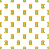 Spool of thread pattern, cartoon style vector