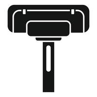 Clean mop icon simple vector. Cleaning pool vector