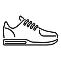 Sport shoe icon outline vector. Sport lifestyle vector