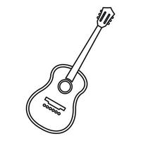 Charango stringed acoustic instrument icon vector