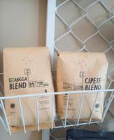 West Java, Indonesia in October 2022. Two local Indonesian coffees with the TUKU brand. photo