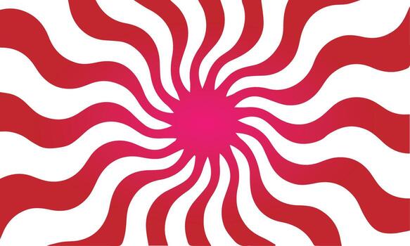 Abstract Sun rays Red vector background