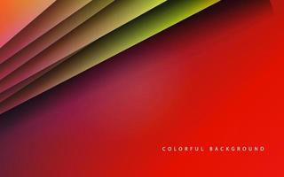 Abstract papercut multicolor for banner background vector