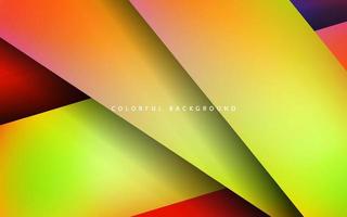 Abstract papercut multicolor for banner background vector