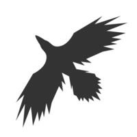 Raven logo icon design illustration vector