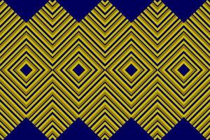 lujoso y elegante color dorado y azul profundo entrelazados sin costura patrón de diseño geométrico sin costuras vector para telón de fondo papel de pared tela textil hogar y decoración cuaderno de envoltura de papel