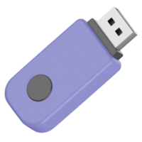 pen drive ícone de renderização 3d png