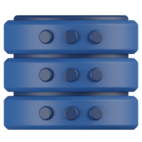 Datenbank 3D-Rendersymbol png