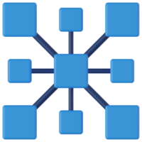 Data Complexity 3D Render Icon png