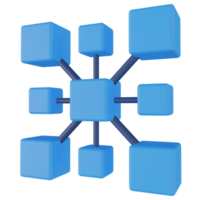 icône de rendu 3d complexité des données png