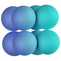 Spheres 3D Render Icon png