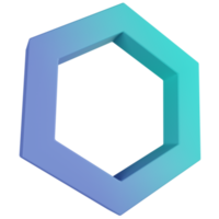 Waben-3D-Render-Symbol png