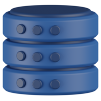 Database 3D Render Icon png