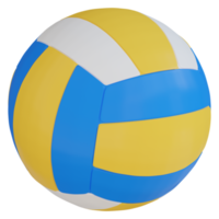 icono de render 3d de voleibol png