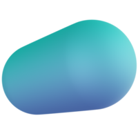 ícone de renderização 3D da cápsula png