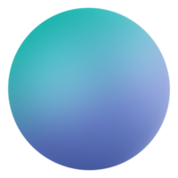 icône de rendu 3d sphère png