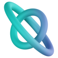 Ringe 3D-Rendersymbol png