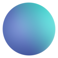 icône de rendu 3d sphère png