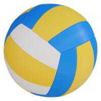 icône de rendu 3d volley-ball png