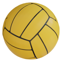 Wasserball Ball 3D-Render-Symbol png