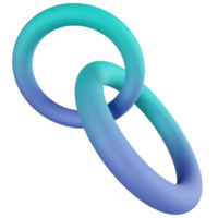 Rings 3D Render Icon png