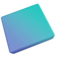 prisma kubusvormig 3d geven icoon png