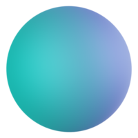 ícone de renderização 3d da esfera png