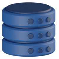 Database 3D Render Icon png