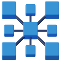 Data Complexity 3D Render Icon png