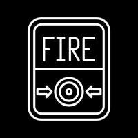 Fire Button Vector Icon