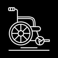 Wheel Chair Vector Icon