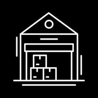 Warehouse Vector Icon