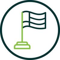 Flag Usa Vector Icon Design