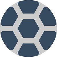 diseño de icono de vector de pelota de fútbol