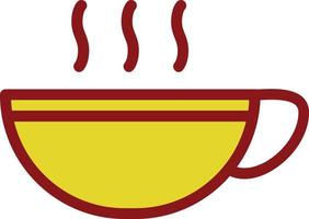 Mug Hot Vector Icon Design