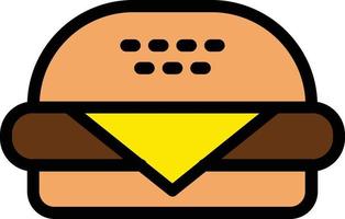 diseño de icono de vector de hamburguesa