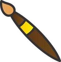 Paint Brush Vector Icon Design