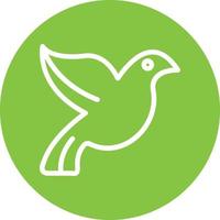 Dove Vector Icon Design