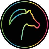 Horse Head Vector Icon Design