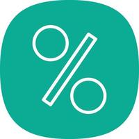 Percentage Vector Icon Design