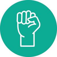 Fist Raised Vector Icon Design