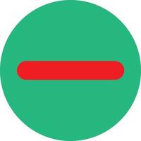 Minus Circle Vector Icon Design