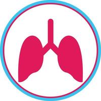 Lungs Vector Icon Design