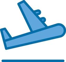 Plane Departure Vector Icon Design